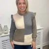 Object Jumpers & Cardigans<Reia Ruffle Jumper (Sandshell)