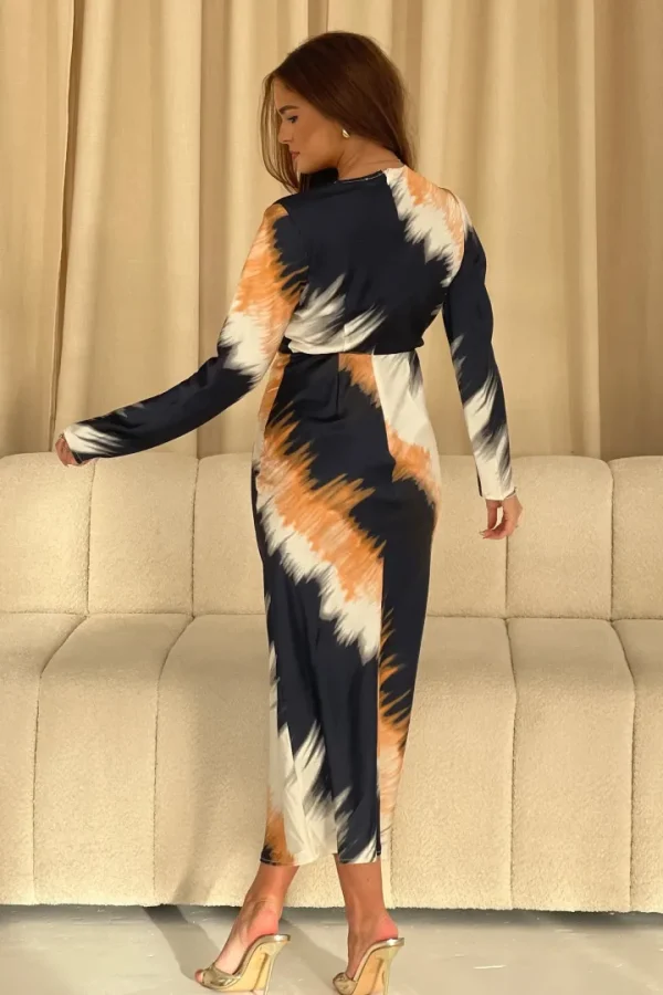 Girl in Mind Occasionwear | Dresses<Remington Cowl Neck Midi Dress
