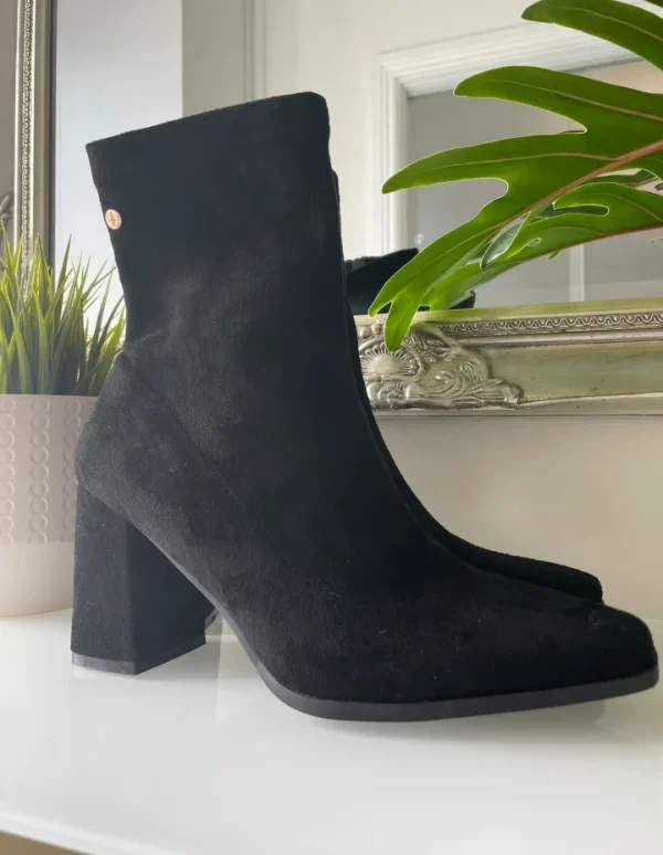 Rant & Rave Boots<Rena Suede Sock Boot (Black)