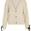 Vila Jumpers & Cardigans<Ria Bow Cardigan