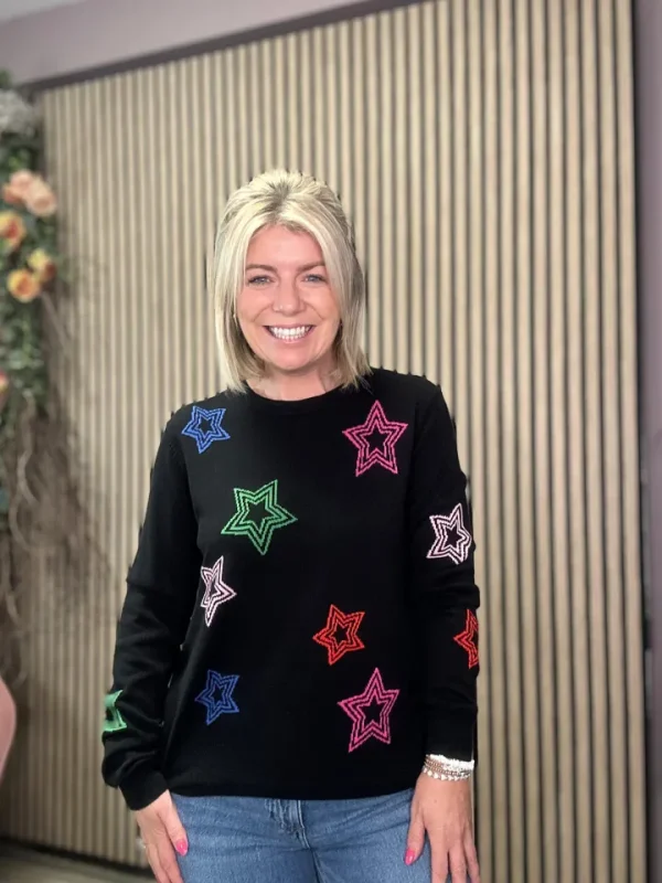 Sugarhill Jumpers & Cardigans<Rita Jumper (, Rainbow Stars)
