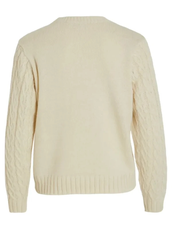 Vila Jumpers & Cardigans<Ritda Cable Knit Jumper (Birch)