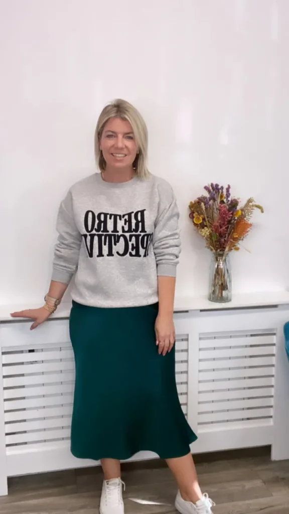 Object Jumpers & Cardigans<Rora Sweatshirt (Mela/Black Embroidered)