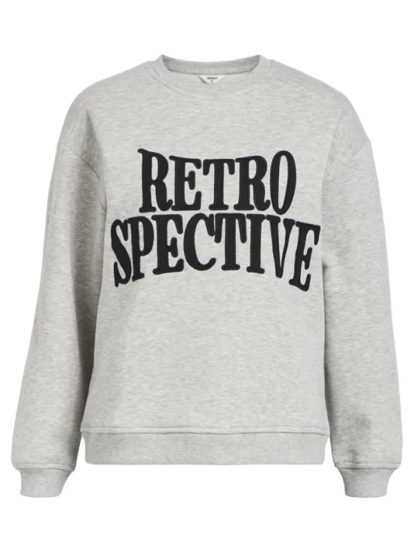 Object Jumpers & Cardigans<Rora Sweatshirt (Mela/Black Embroidered)