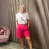 Vila T-Shirts<Rose T-Shirt (Snow White/Pink Flower)