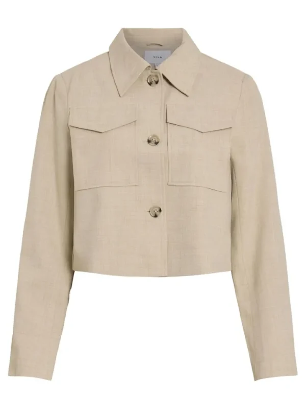 Vila Co-Ords | Jackets<Rossa Blazer Jacket (Super Light/Natural Melange)