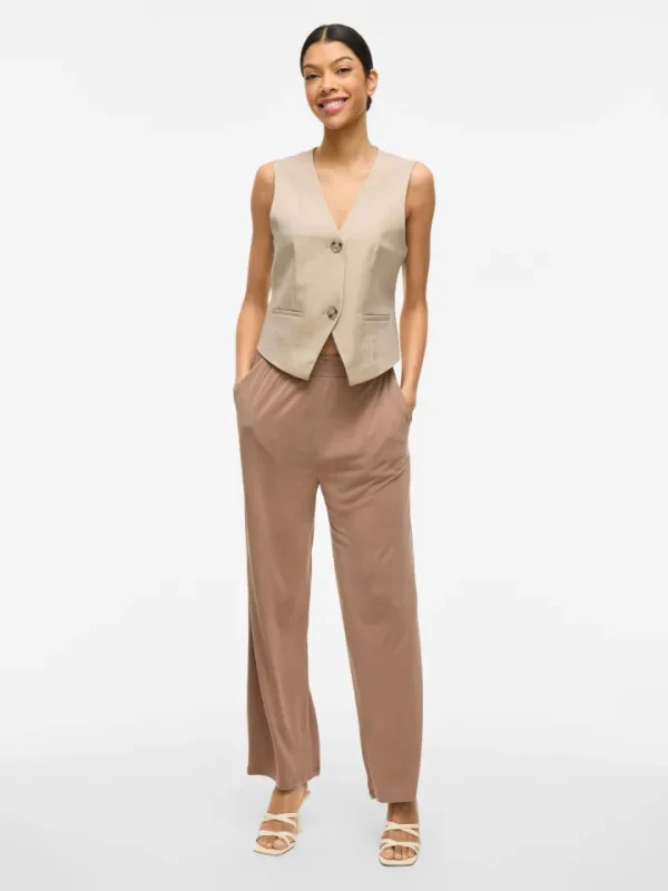 Vila Co-Ords | Camis & Vests<Rossa Waistcoat (Super Light/Natural Melange)