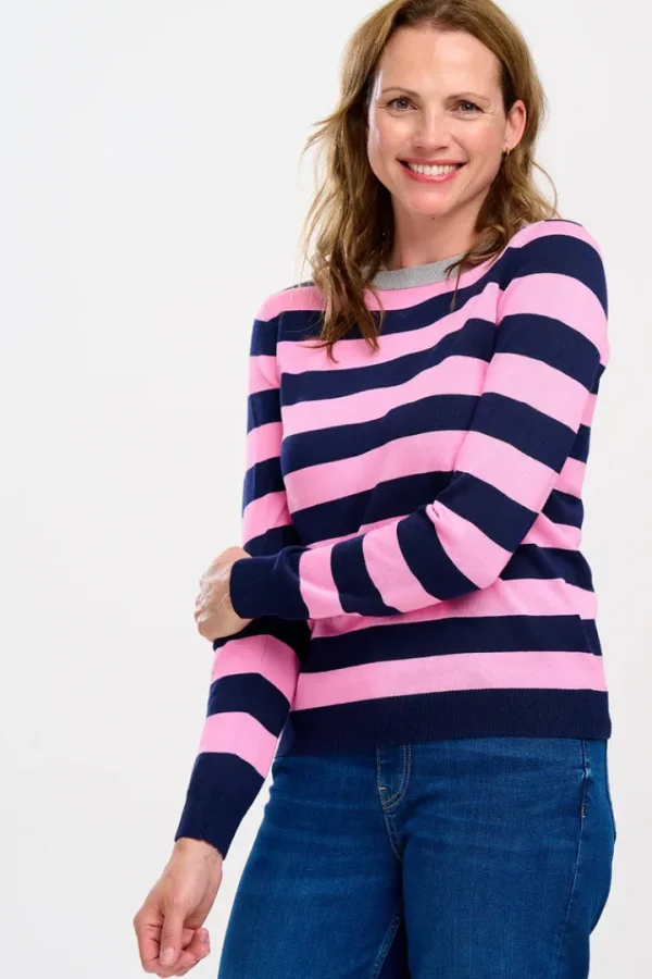 Sugarhill Jumpers & Cardigans<Rowena Jumper (/Pink Silver Collar)