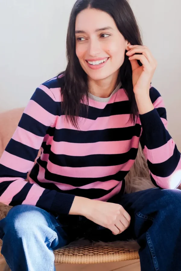 Sugarhill Jumpers & Cardigans<Rowena Jumper (/Pink Silver Collar)