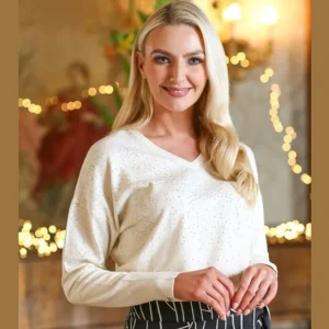 Rant & Rave Jumpers & Cardigans<ROXIE JUMPER (CREAM)