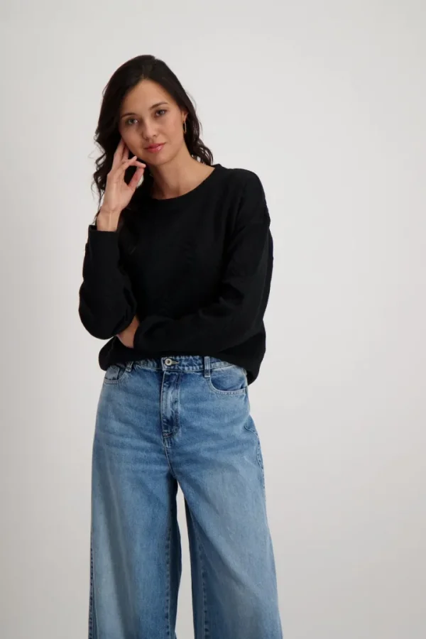 Vila Jumpers & Cardigans<Ruby O-Neck Top (Black Beauty)