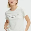 Ichi T-Shirts<Runela Slogan T-Shirt (Cloud Dancer)