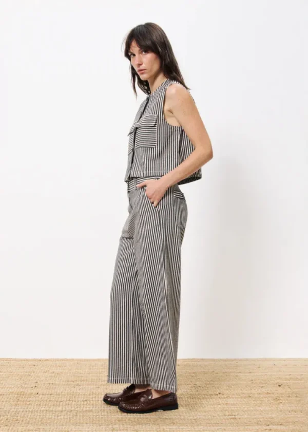 Frnch Camis & Vests | Co-Ords<Sadet Sleeveless Top (Chocolate)