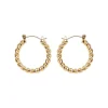 Pieces Jewellery<Sala Hoop Earring (Gold)