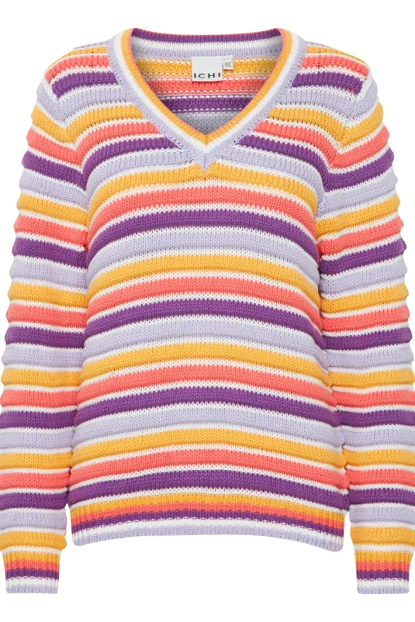 Ichi Jumpers & Cardigans<SALLIE JUMPER (MULTICOLOUR)