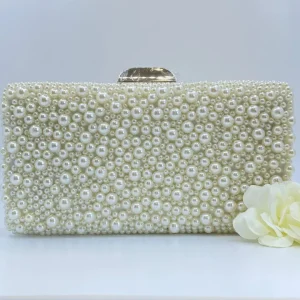 Wsl 8 Bags & Purses<SALLY PEARL CLUTCH (SILVER)