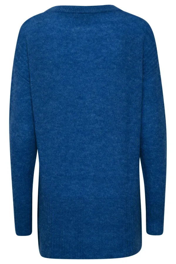 Ichi Jumpers & Cardigans<SAM JUMPER (TRUE BLUE)