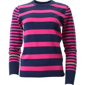 Rant & Rave Jumpers & Cardigans<SAMANTHA JUMPER (NAVY/PINK)