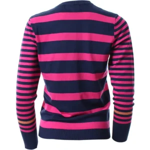 Rant & Rave Jumpers & Cardigans<SAMANTHA JUMPER (NAVY/PINK)