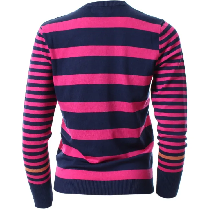 samantha_jumper_navypink_4.webp Rant & Rave Jumpers & Cardigans<SAMANTHA JUMPER (NAVY/PINK)