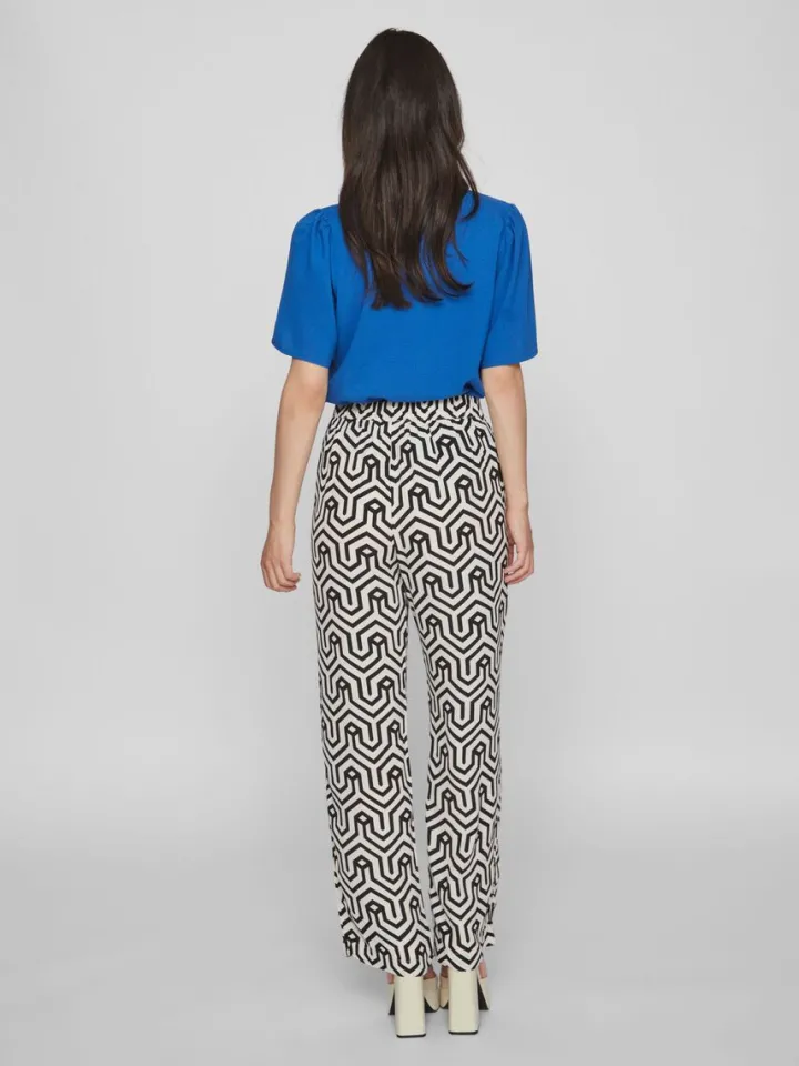 sandra_highwaisted_pants__3.webp Vila Pants<SANDRA HIGHWAISTED PANTS (BLACK/SANA)