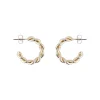 Pieces Jewellery<Sandra Hoop Earring (Gold)