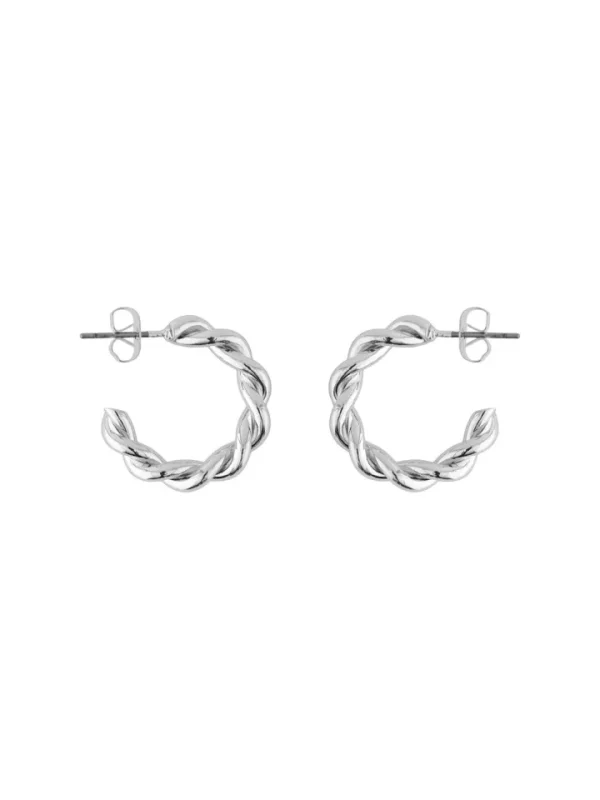 Pieces Jewellery<Sandra Hoop Earring (Silver)