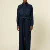 Frnch Jumpsuits<Sandrine Denim Jumpsuit