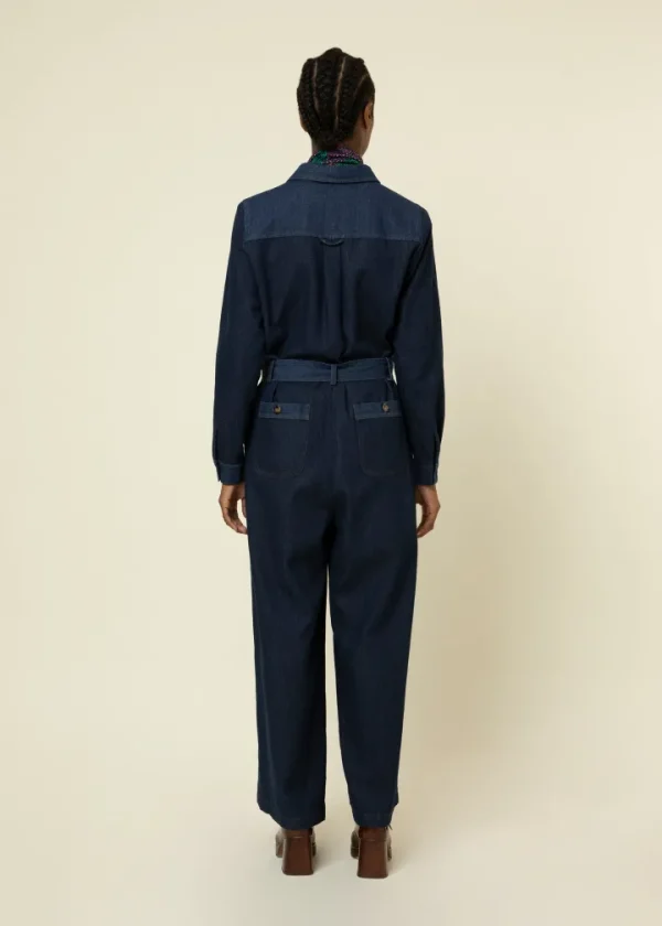 Frnch Jumpsuits<Sandrine Denim Jumpsuit