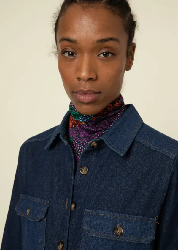 Frnch Jumpsuits<Sandrine Denim Jumpsuit
