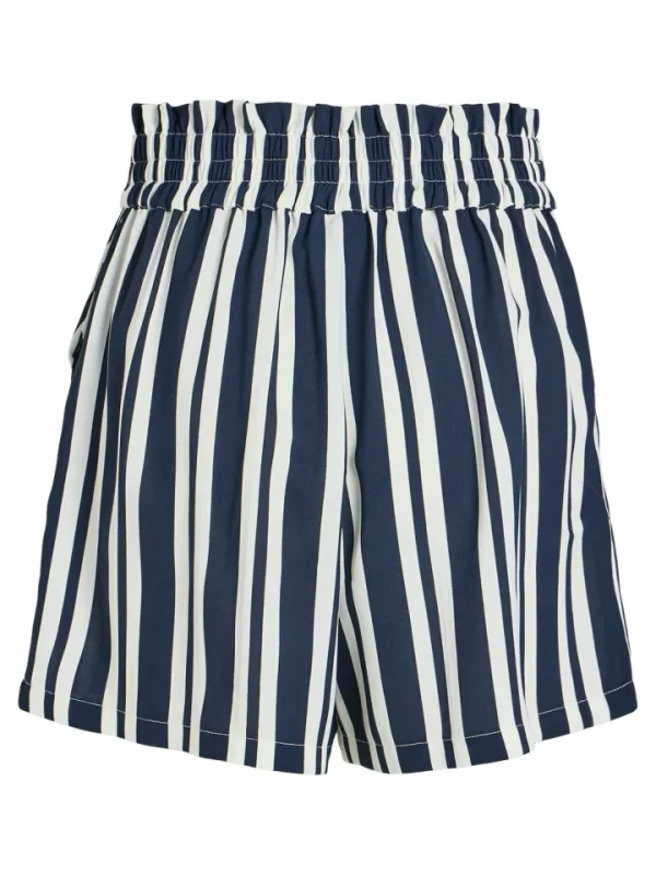 Vila Shorts & Playsuits<Sarah Stripe Shorts (Navy/Cloud Dancer)