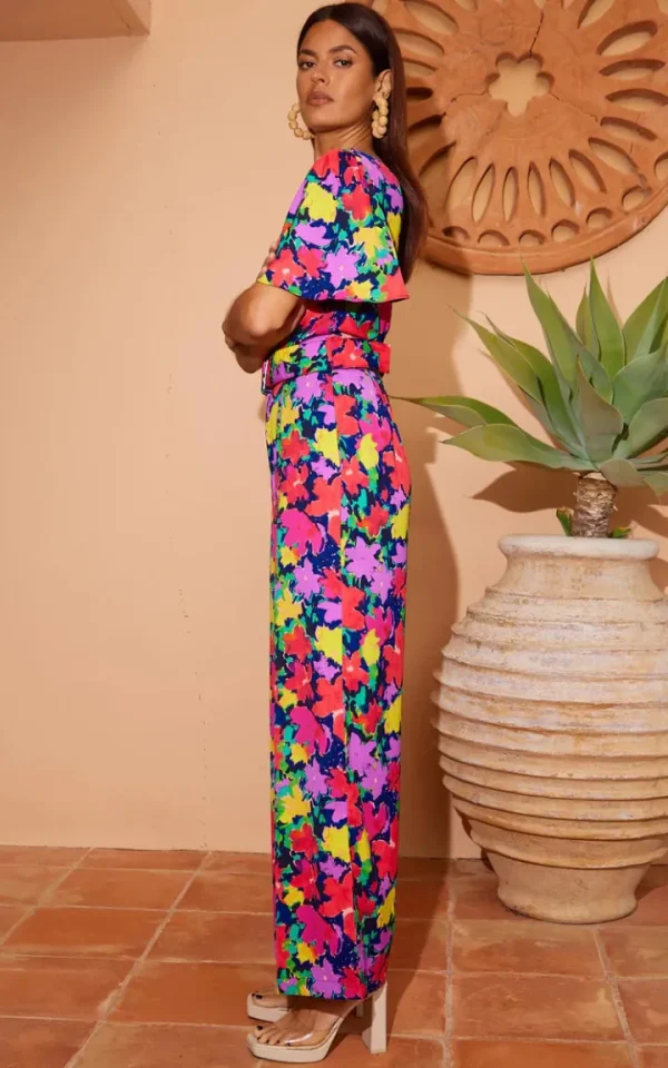 Dancing Leopard Jumpsuits<Saskia Jumpsuit In Vintage Floral (Reversible)