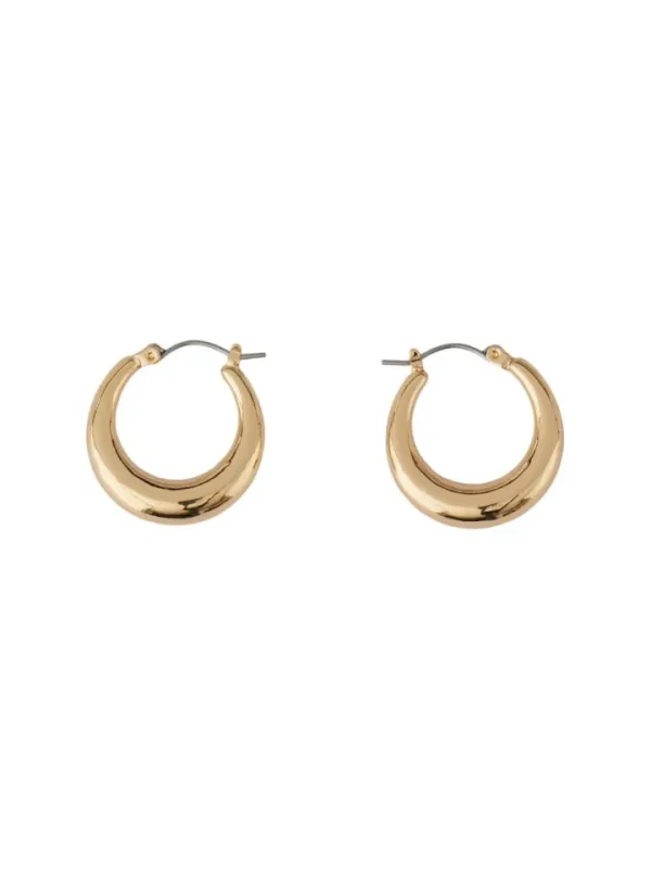 Pieces Jewellery<Sassy Hoop Earrings (Gold)