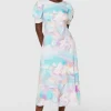 Closet Occasionwear | Dresses<Serena V Back Midi Dress
