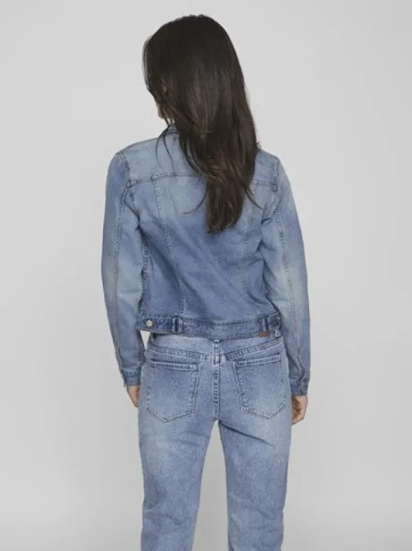 Vila Jackets | Coats<Shauna Denim Jacket (Light Blue)