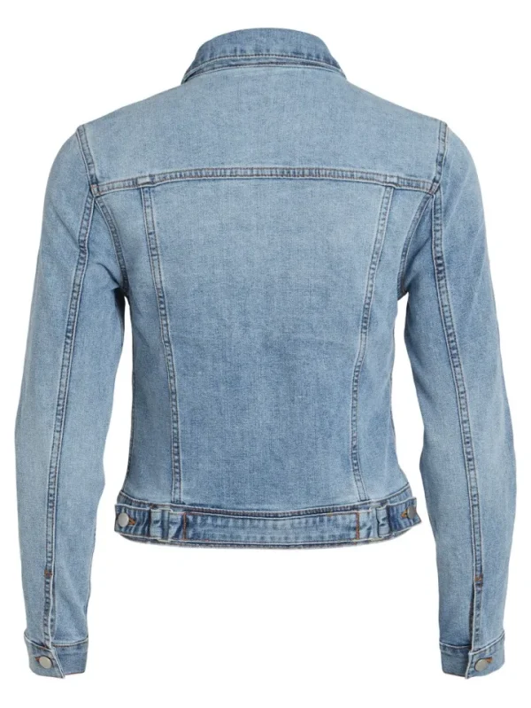 Vila Jackets | Coats<Shauna Denim Jacket (Light Blue)