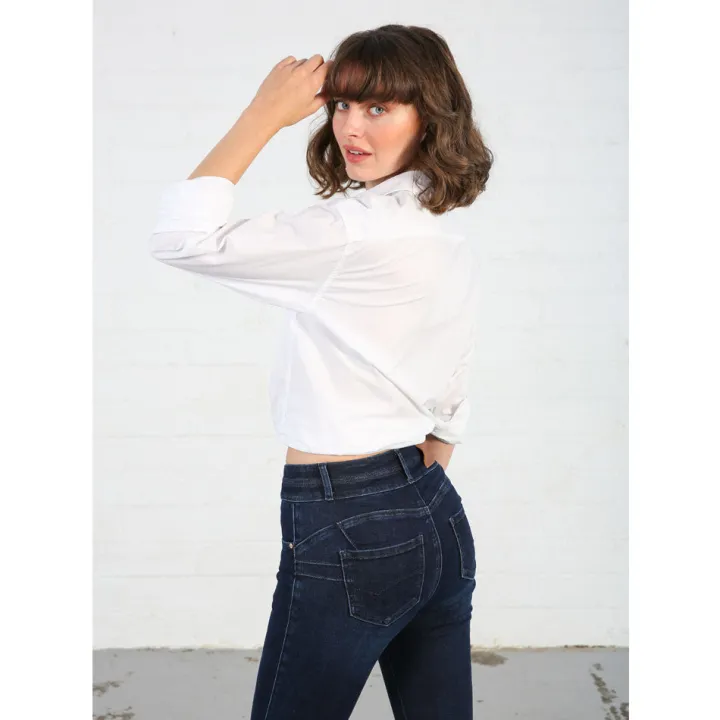 sheri_tummy_tuck_jeans__s_2.webp Rant & Rave Jeans<Sheri Tummy Tuck Jeans | Short Leg (Dark Wash)