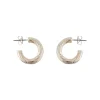 Pieces Jewellery<Sia Hoop Earring (Gold)