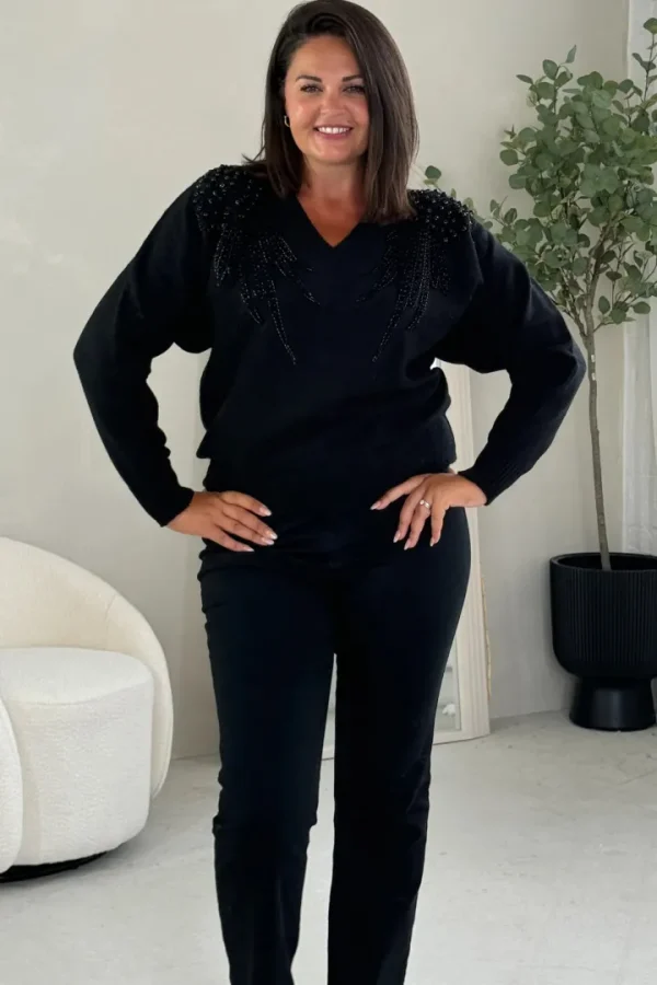 Girl in Mind Jumpers & Cardigans<Sia Pearl & Sequin Jumper