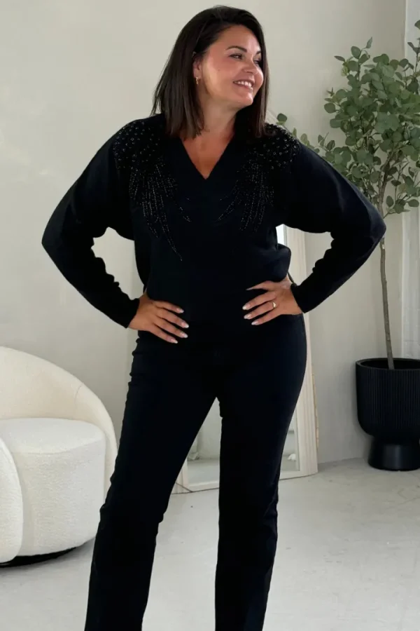 Girl in Mind Jumpers & Cardigans<Sia Pearl & Sequin Jumper