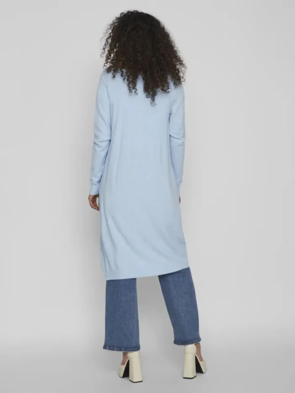 Vila Jumpers & Cardigans<Sian Longline Cardigan (Kentucky Blue/Melange)