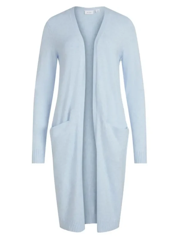 Vila Jumpers & Cardigans<Sian Longline Cardigan (Kentucky Blue/Melange)