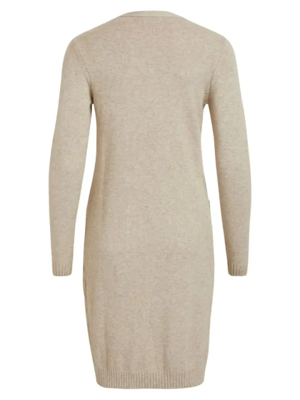 Vila Jumpers & Cardigans<Sian Longline Cardigan (Natural Melgane)