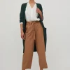 Vila Jumpers & Cardigans<Sian Longline Cardigan (Pineneedle/Dark Melange)
