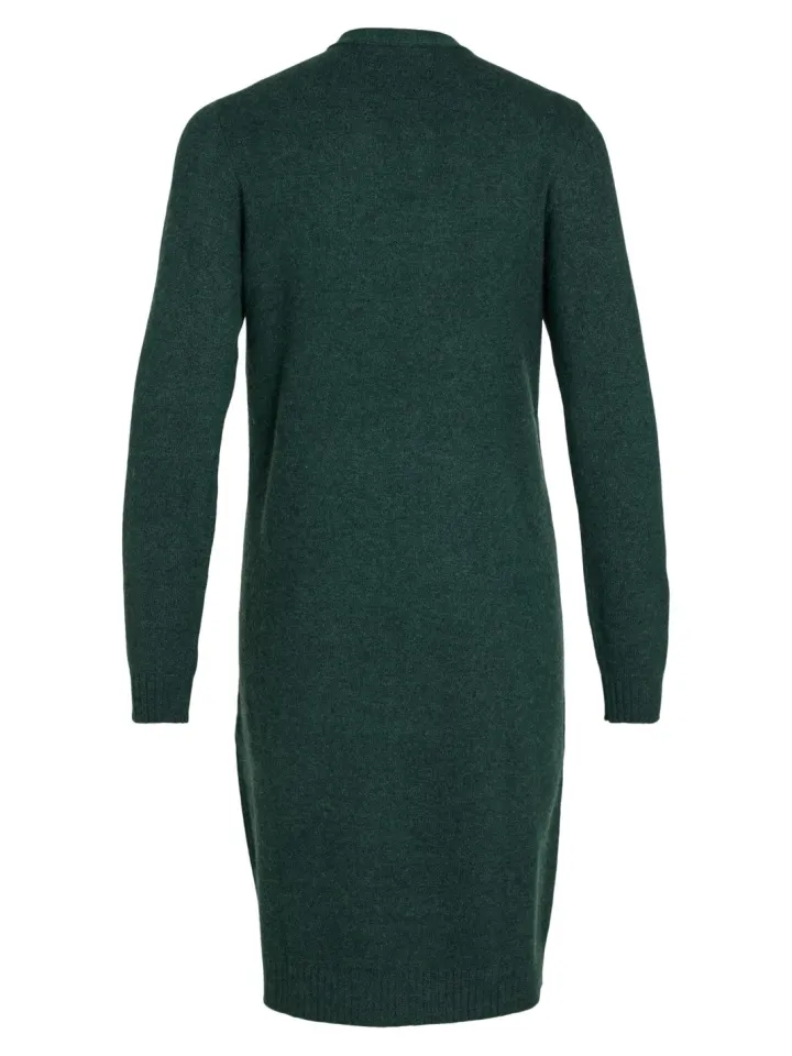 sian_longline_cardigan_pi_5.webp Vila Jumpers & Cardigans<Sian Longline Cardigan (Pineneedle/Dark Melange)