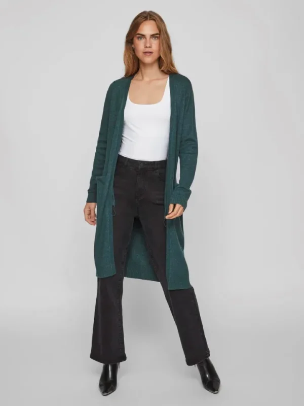 Vila Jumpers & Cardigans<SIAN LONGLINE CARDIGAN (PONDEROSA PINE)