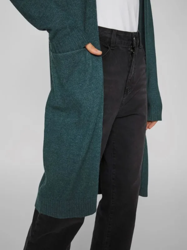 Vila Jumpers & Cardigans<SIAN LONGLINE CARDIGAN (PONDEROSA PINE)