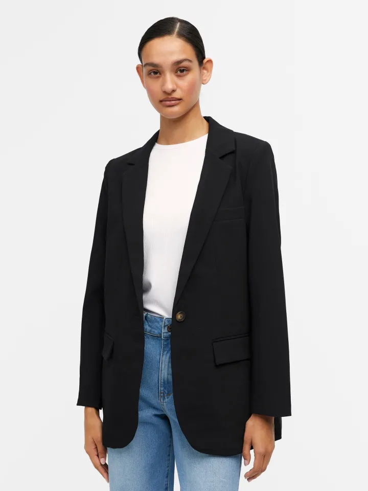 sigrid_blazer_black_0.webp Object Jackets | Blazers<Sigrid Blazer (Black)
