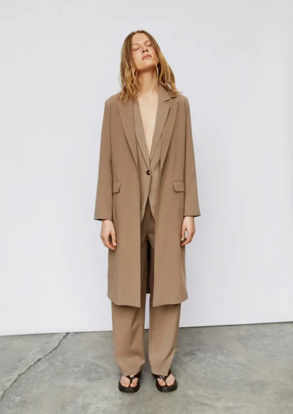 Object Coats<Sigrid Blazer Coat (Fossil)