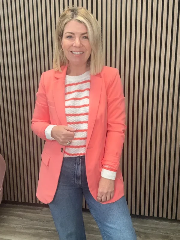 Object Blazers<Sigrid Blazer (Georgia Peach)